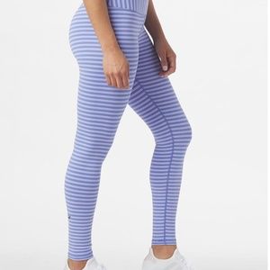 Glyder Sultry Legging Periwinkle Stripe NWT